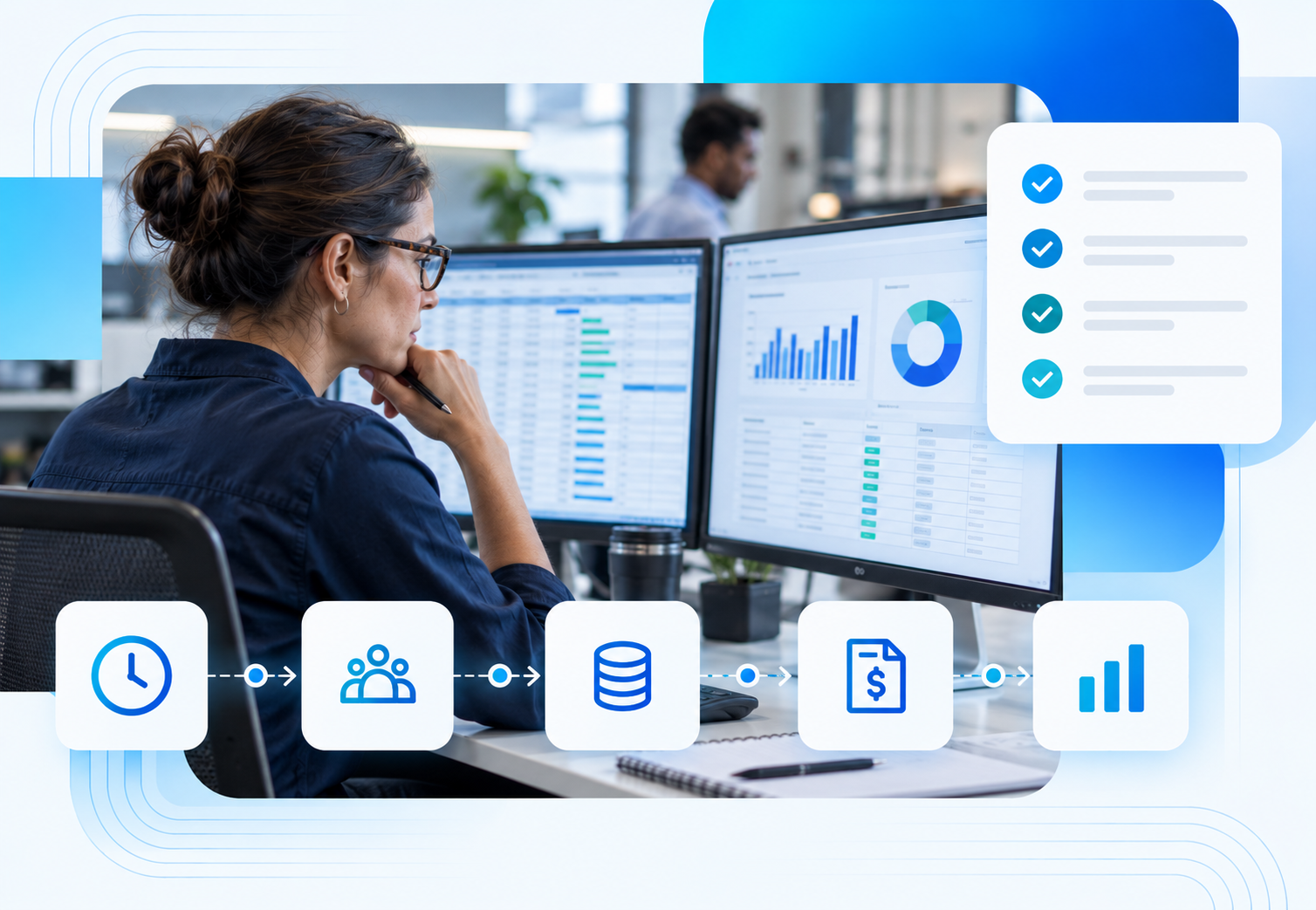 Modern Workflow Analytics Office