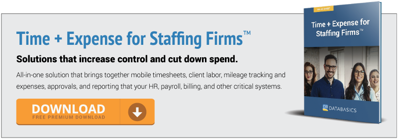 expense report software solutions for staffing companies