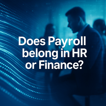 does payroll belong in hr or finance
