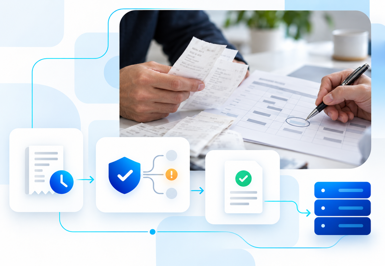 time and expense records being checked, allocated, and approved before reaching NetSuite