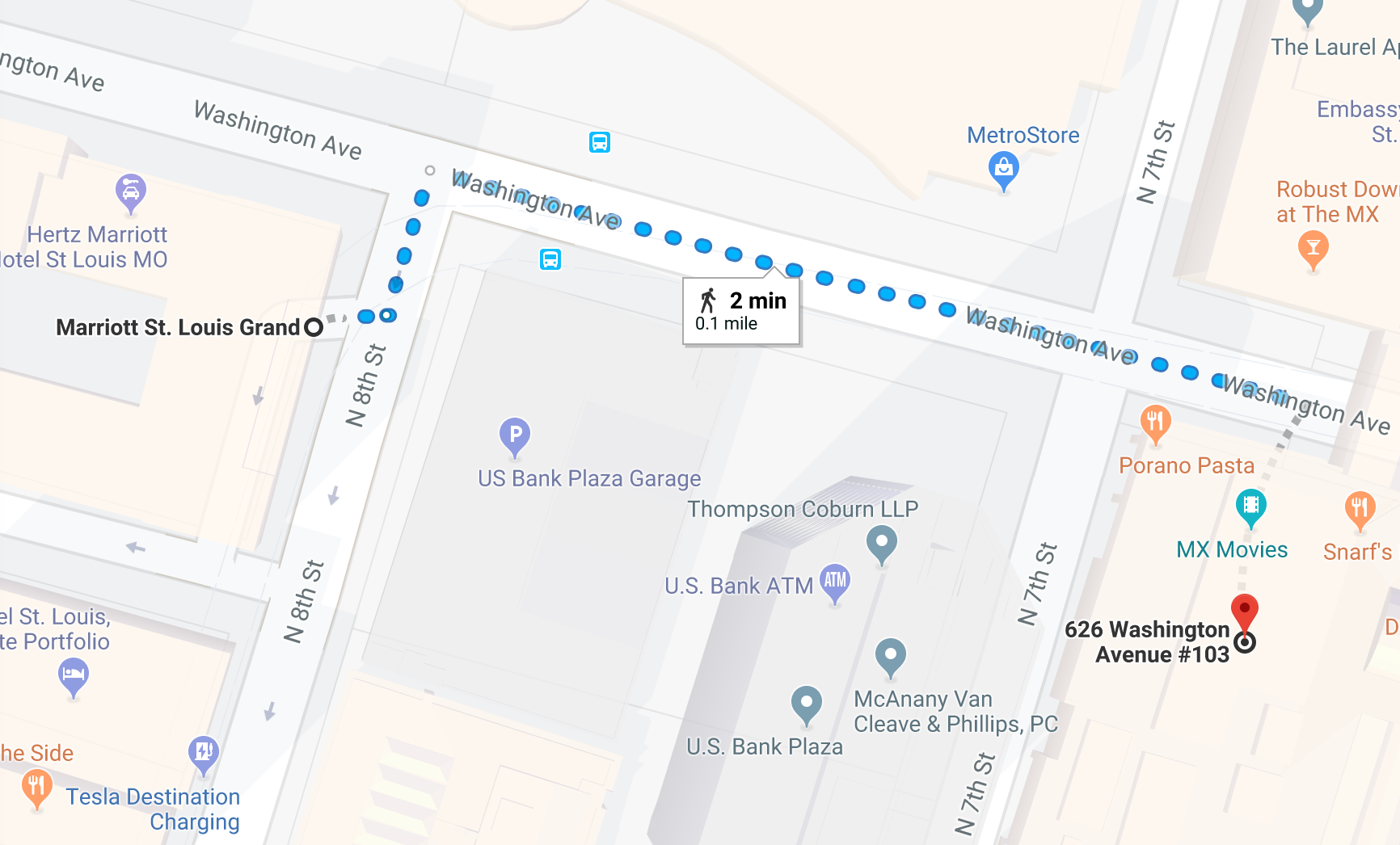 map to Mediterranean food for DSLUG and expense management conference