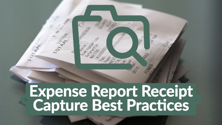 Expense report receipt capture best practices